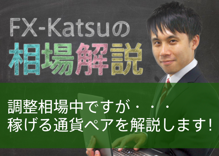 調整相場中ですが・・・稼げる通貨ペアを解説します!