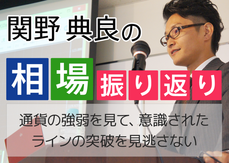 通貨の強弱を見て、意識されたラインの突破を見逃さない